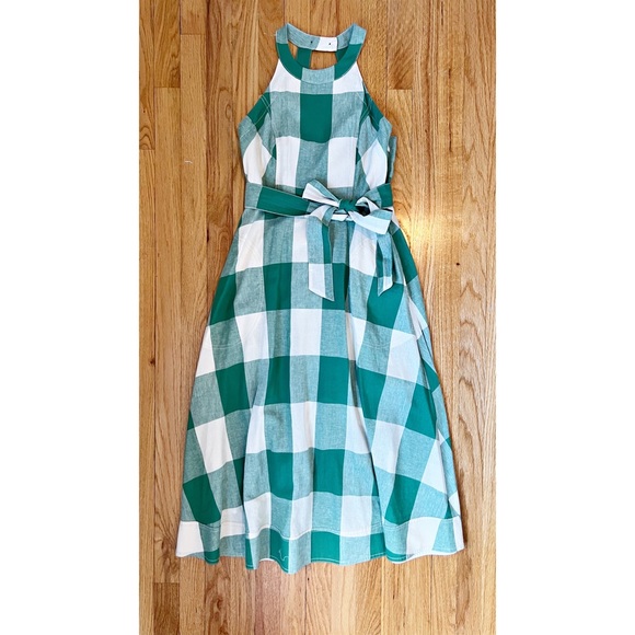Anthropologie Maeve Greta Gingham Midi Dress - Picture 4 of 13